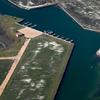 Aerial view of Marina area