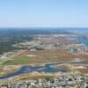 Looking toward Rockport, aerial photo, July 2009.  Courtesy of Cissy Beasley. 